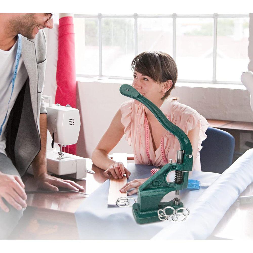 Hand Press Grommet Machine,Grommet Eyelet Machine,Heavy Duty Grommet Press Machine Punch Tool