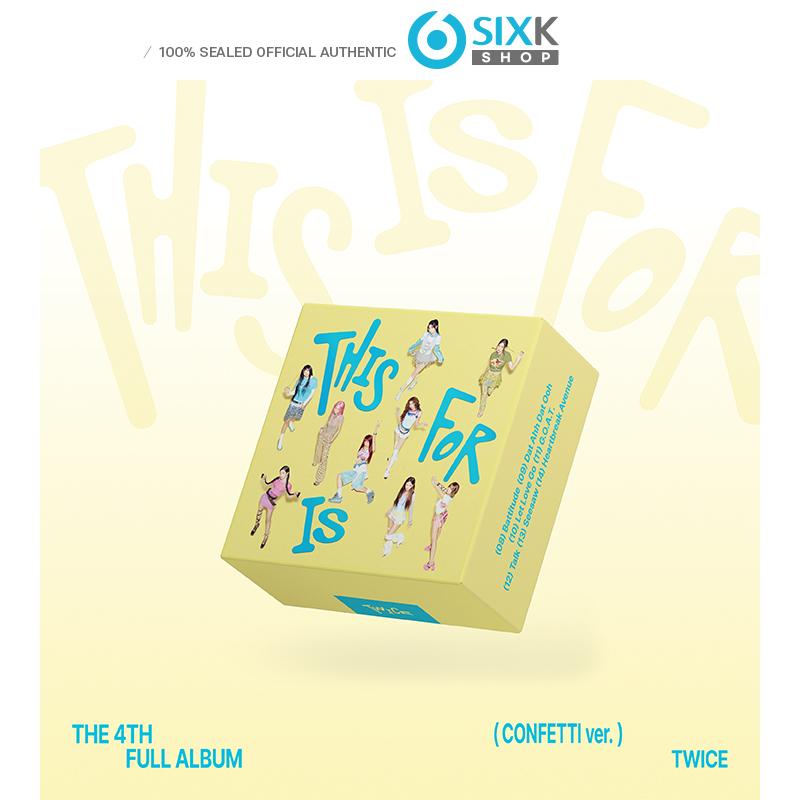 

[Предзаказ] TWICE - 4-Й ПОЛНЫЙ АЛЬБОМ [THIS IS FOR]CONFETTI Ver. [NO POB]