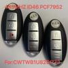 BaoJiangDd car key Fit For Nissan Juke Micra Cube Leaf Versa Armada CWTWB1U825 Smart Remote Key Fob 433.92MHz ID46 TWB1G662