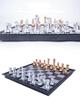 UB Union Magnetic Gold & Silver Folding Chess Set - Plastic Desktop Leisure Toy, Perfect Student Gift