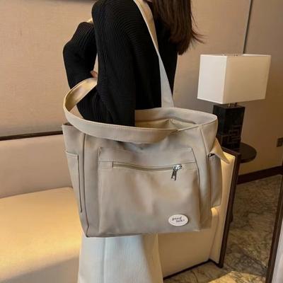 Fashion Shoulder Bag for Women's Class Large Capacity Student Tote Bag  New Canvas Commuter Handbag Women Bag Eco Bag