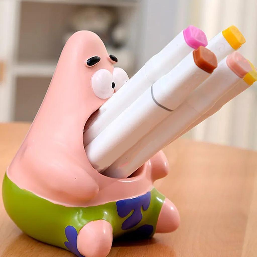 Pen Holder Decoration SquarePants Pen Insertion Cartoon Storage Cartridge Students Give Girls Birthday Gifts