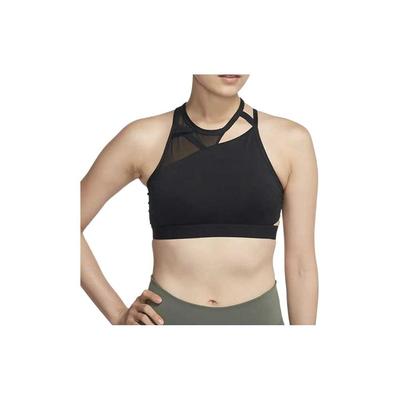 Solid Color Logo Print Sports Bra Women Underwear Black BV3562-010