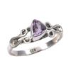 Natural Pink Amethyst Gemstone Handmade 925 Sterling Silver Gift Ring S.6 z0F48