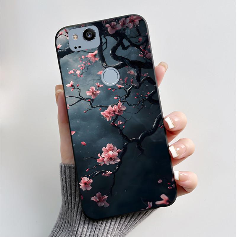 Pattern Case For Google Pixel 2 XL Pixel2 Funda Soft Silicone Shell For Google Pixel 1 XL Pixel1 Cover Cute Flower Casing Coque