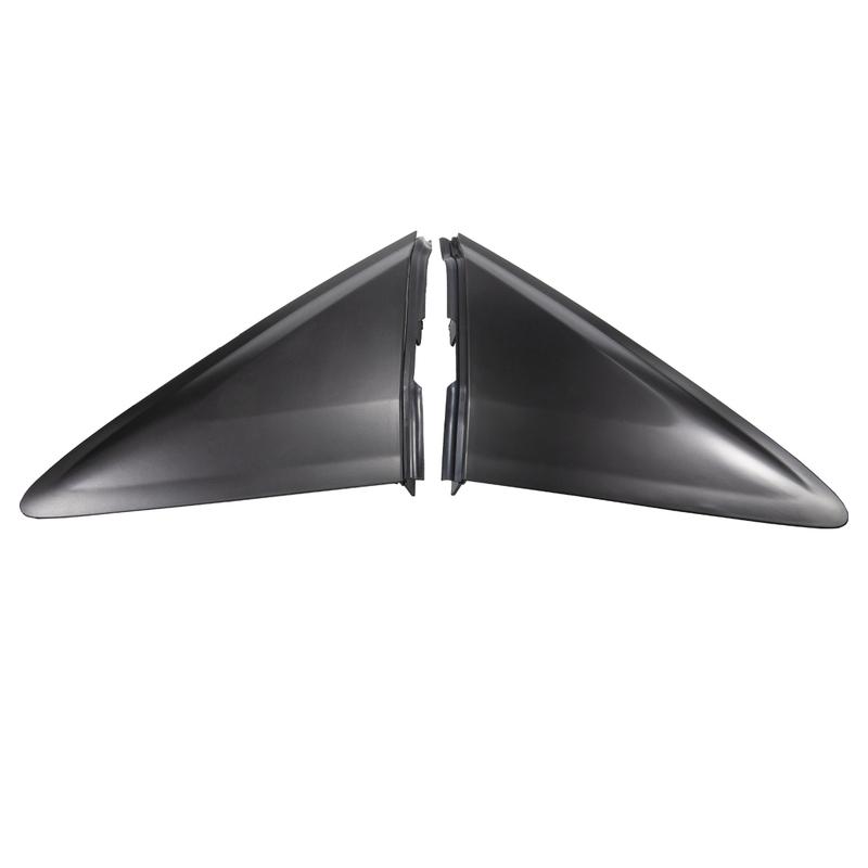 Car Front Window Triangle Garnish Cover Panel Side Mirror Triangle Trim For Toyota Hiace Coummter Super Grandia GL 2005-