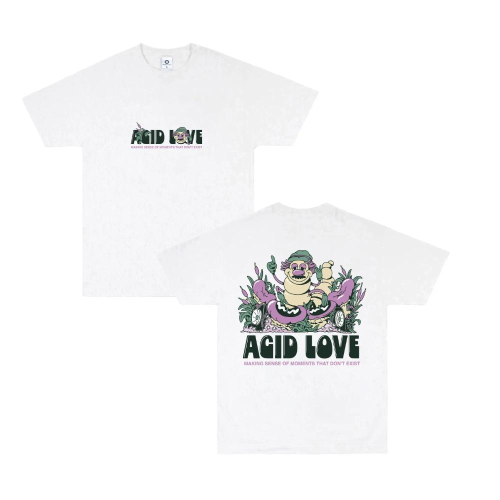 Acid Love –- High-end Luxury Is for Both Men and Women Top Y2k Free Delivery 100% Cotton T-shirt Free Delivery High Street Boom