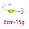 4g 8g 10g 15g 20g Fishing Lures Wobble Rotating Metal Vib Vibration Bait Fishing  Artificial Hard Baits Spinner Spoon Lure Pesca