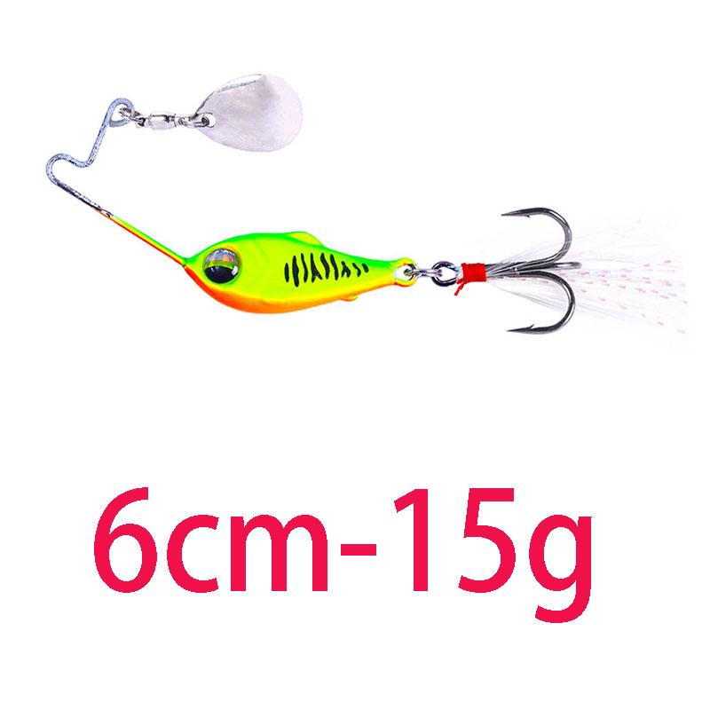 4g 8g 10g 15g 20g Fishing Lures Wobble Rotating Metal Vib Vibration Bait Fishing  Artificial Hard Baits Spinner Spoon Lure Pesca