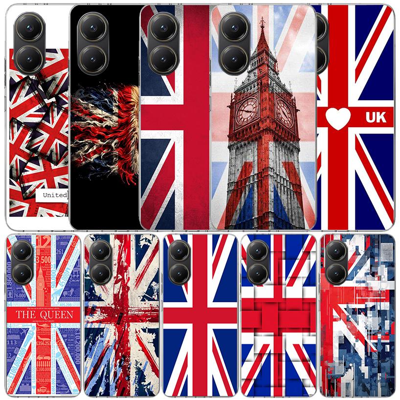 Union Jack England UK Flag Soft Cover for Xiaomi Poco F7 Ultra X7 X6 X5 Pro M7 Phone Case Redmi 15 15C 13 13C 12 12C 10 10C Prin