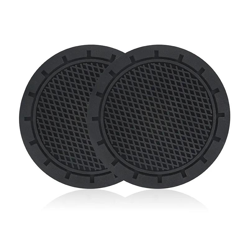 Car Cup Holder Anti-Slip Insert Coaster Mat Auto Cup Holder Soft Rubber Anti-skid Drink Cup Bottle Mat Car Interior Accessories