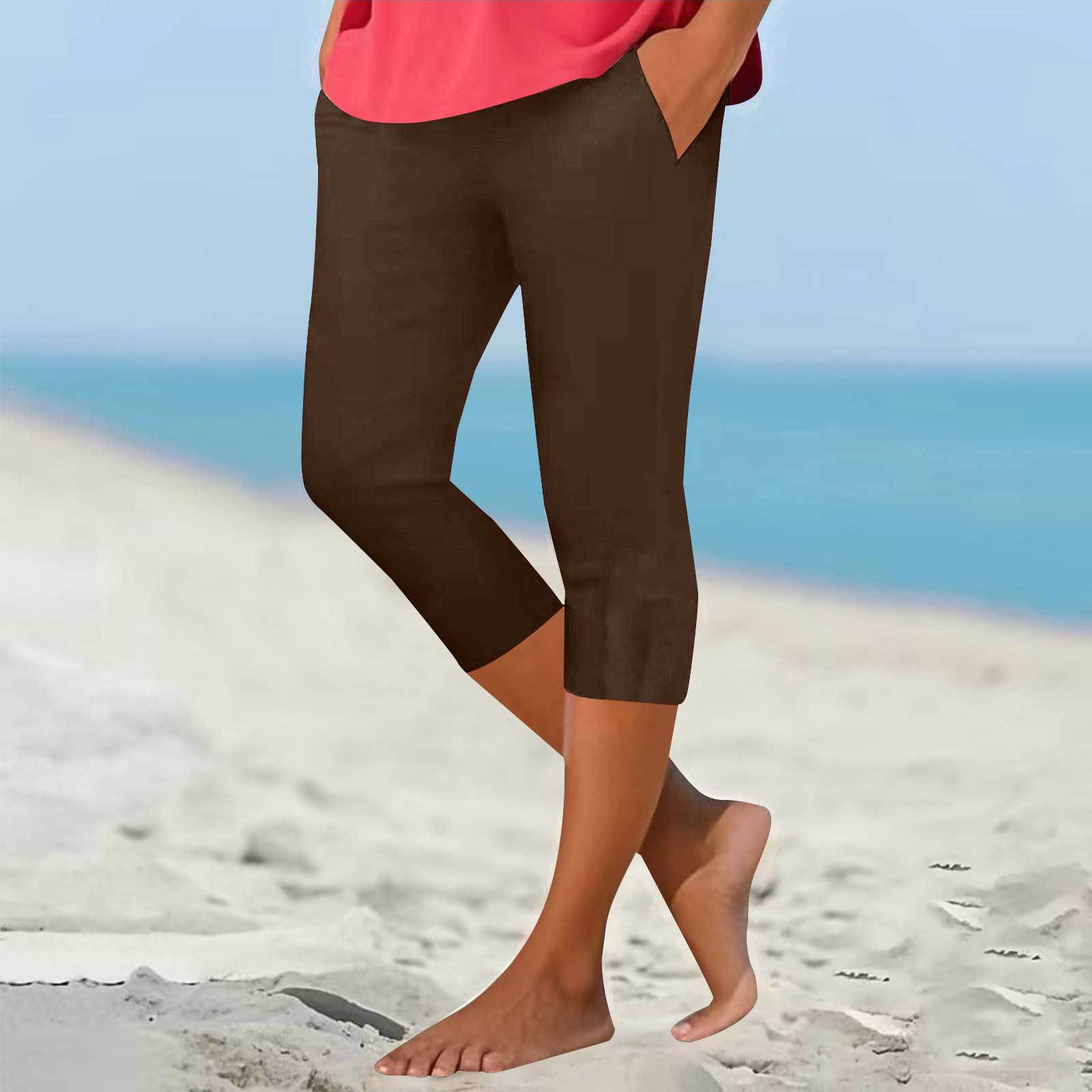 

Women s Casual Stretch High Waist Abdominal Yoga Pants Soft Compression Workout Base Pants XL кофейный