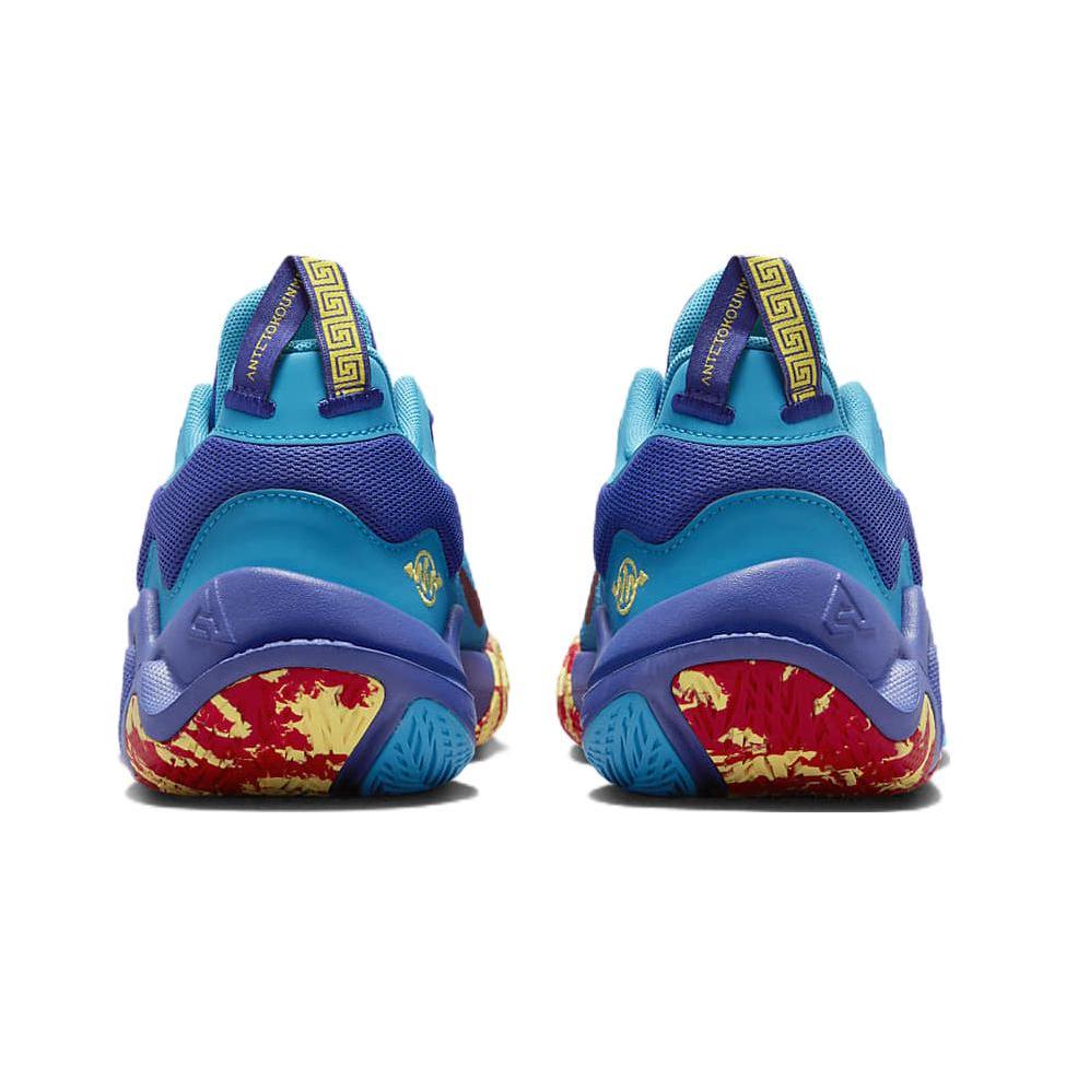 Nike Giannis Immortality 2 Giannis Slip Resistant Cushioning Abrasion Resistant Low top Basketball Shoes Blue Unisex DQ1943-400