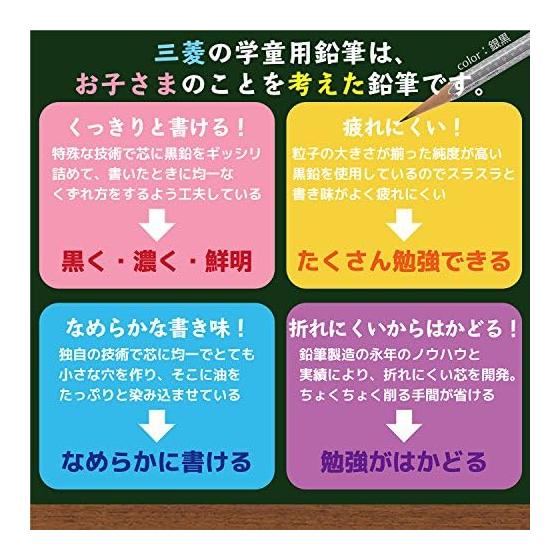 Mitsubishi Pencil x adidas Uni Writing Pencils AI04, B, Hexagonal Barrel, Black & Gold, 1 Dozen (12 Pencils) K5601B
