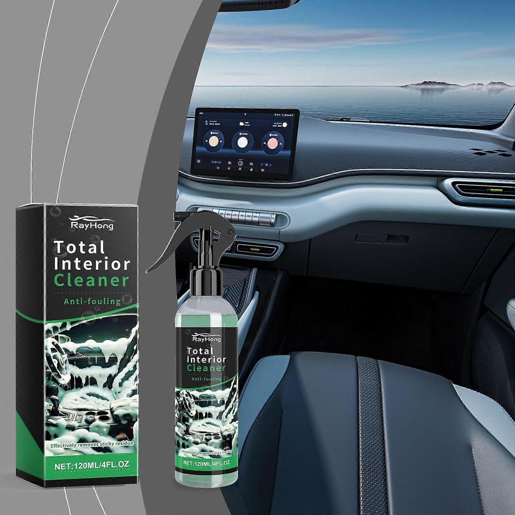 Limited time!!Rayhong Car Interior Cleaner - Waterless Foam Cleaner For Seats, Roof Lining, And Dashboard