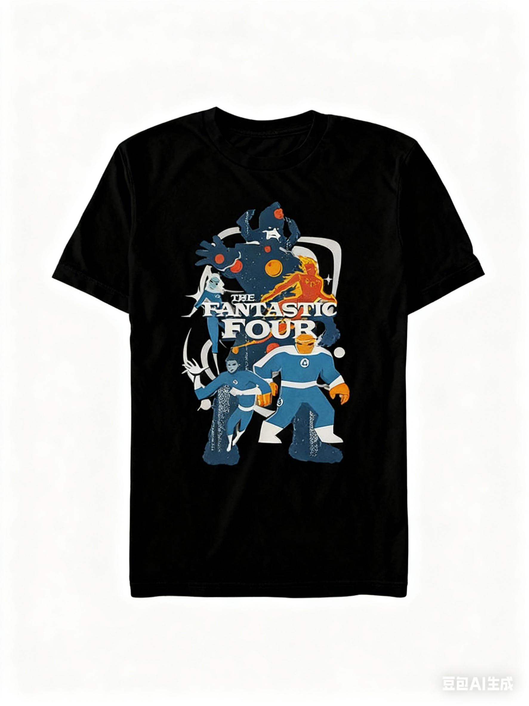 

Оригинальная коллекция 2026 Новая Фантастическая Четверка Супергерои Принтованные Футболки с Коротким Рукавом Свободного Кроя Большого Размера для Мужчин и Женщин 4XL