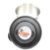 Écuelle avec couvercle - FLAMINGO - Kena - inox noir - 600 ml - Ø 12,7 cm