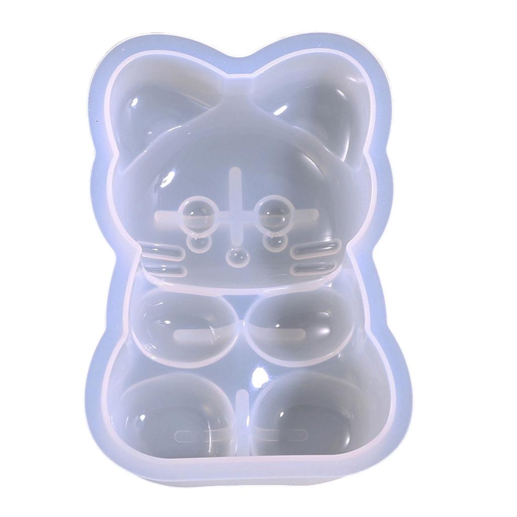 Versatile Cats Display Ornament Silicone Toy Mold for Key Organizers Desk Accessory and Home Decoration Purpose