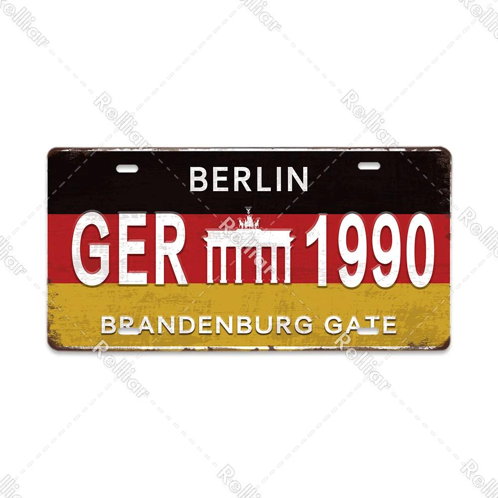 The City Of Your Place Metal Tin Sign Vintage City Plaque Decor for Bar, Wall, Paris New York Berlin Gift Poster Various Regions