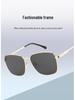 Men's Retro Large Frame Anti-UV Sunglasses for Driving