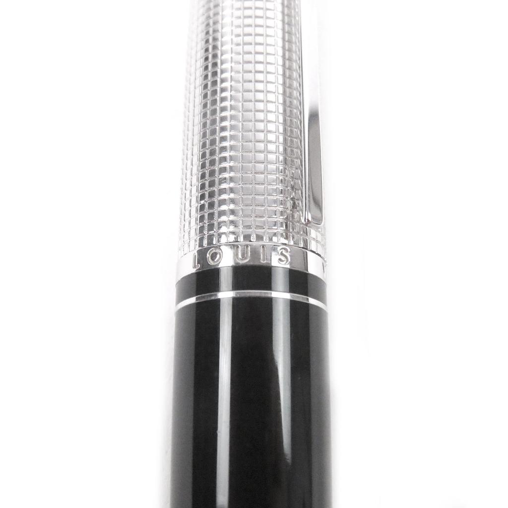 Great LOUIS VUITTON Ballpoint pen Dog Tracker Twist type Silver Used
