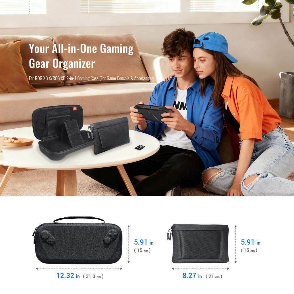 Hartschalen-Tragetasche Tragbare Reisekoffer Stoßfest für ROG XBOX Ally/ROG XBOX Ally X Zubehör