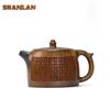 170ml Yixing Purple Clay Teapots Handmade Well Fence Pot Raw Ore Wood-fired Porcelain Mud Kettle Chinese Zisha Teaset Collection