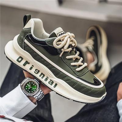 2025 New High Quality Men's Sneakers Trend Versatile Casual Shoes Outdoor Thick Soled Height Increasing Running Shoes
