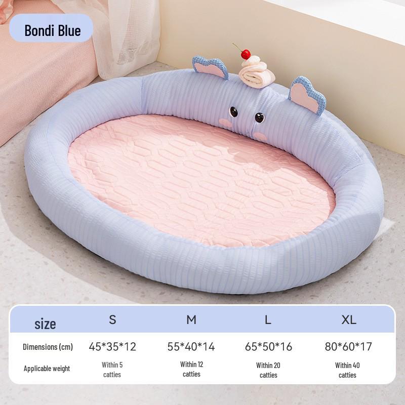 

Four Seasons Rattan Dog Bed: Cool Mat and Enclosure for Small Dogs S: 45*35*12
