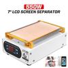 Separador de tela lcd, plataforma de aquecimento automático, máquina de reparo de telefone, remoção de vidro, placa lisa, separador de tela, 7 polegadas, 220/110v