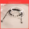Creative Couple Black And White Bracelet With Hollow Love Heart Design Adjustable Alloy Bracelet