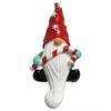 Creative Resin Christmas Gnome Ornament with White Beard for Desktop Decoration