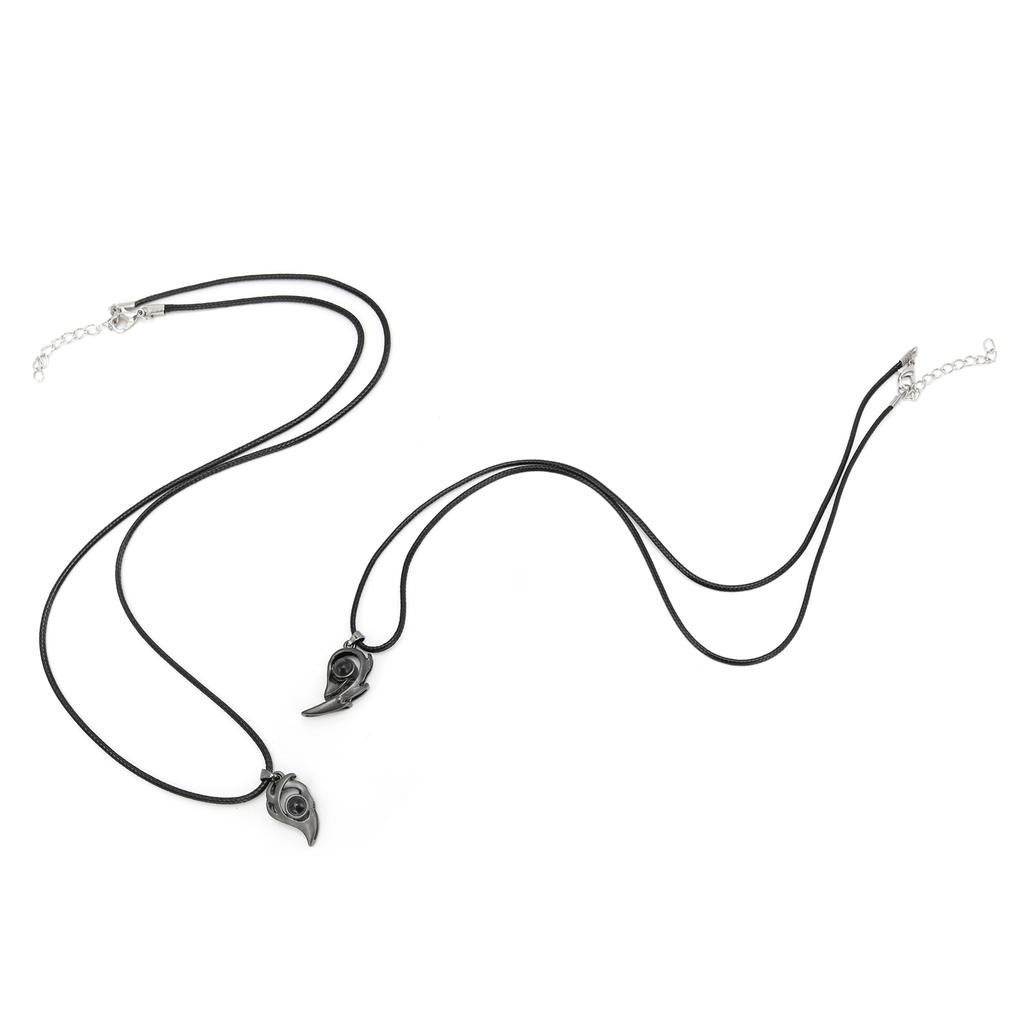 Couple Necklace Pendant Love Heart Unique Heart Couple Pendant for Anniversaries