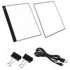 A3 LED Tracing Light Box Pad Grafiktablett 4 mm ultradünnes Zeichenbrett Copyboard 3 Stufen Dimmen