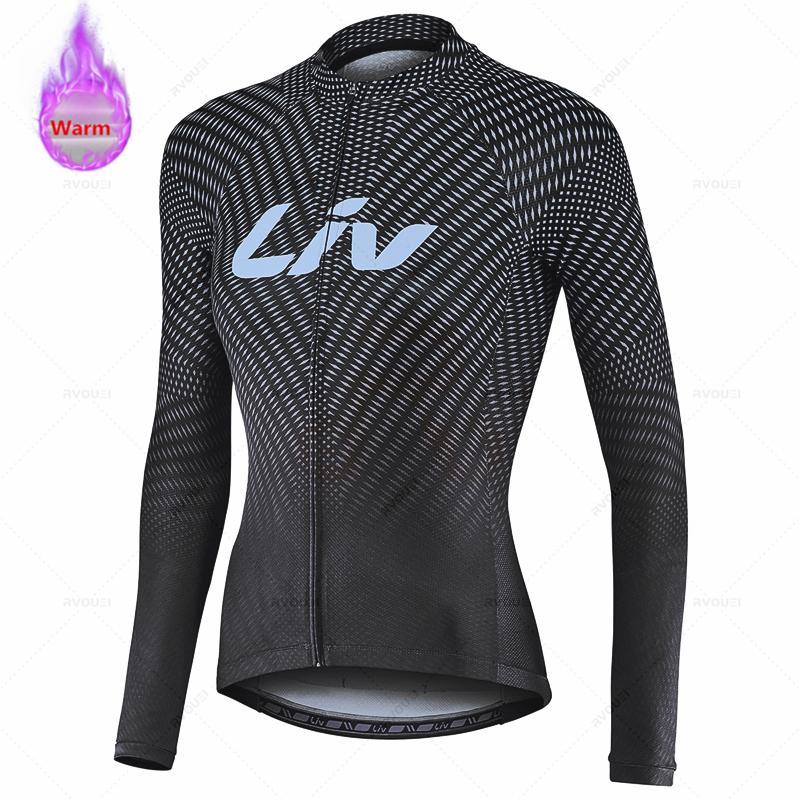 2026Women Winter Bicicleta Set Outdoor Thermal Fleece Cycling Clothing Road Bike Shirt MTB Jersey Bicycle Uniform Roupa Ciclismo