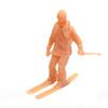 DIY Miniatures Garden Decoration Skiing Figures Resin Doll Model for Desk