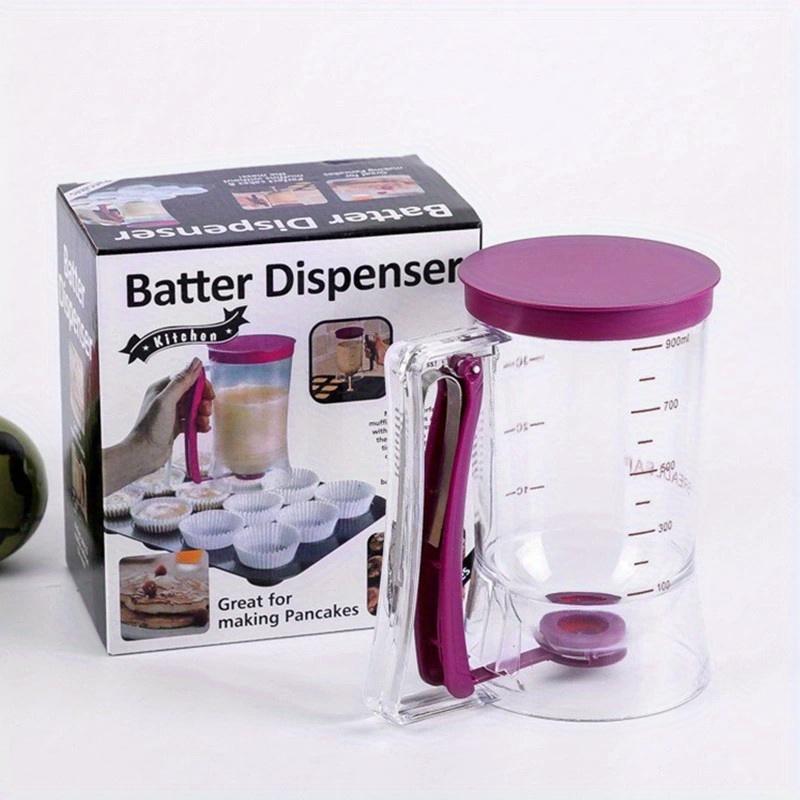 

Разделитель и дозатор теста для кексов — экономит место — облегчает обратный поток — прочные, легкоочищаемые кухонные принадлежности для выпечки, которые безопасно соприкасаются с продуктами питания фиолетовый