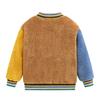 Fleece Children's Jackets Splicing Sleeve Cute Warm Fleece Boys and Girls Casual Sweater Warm Coat