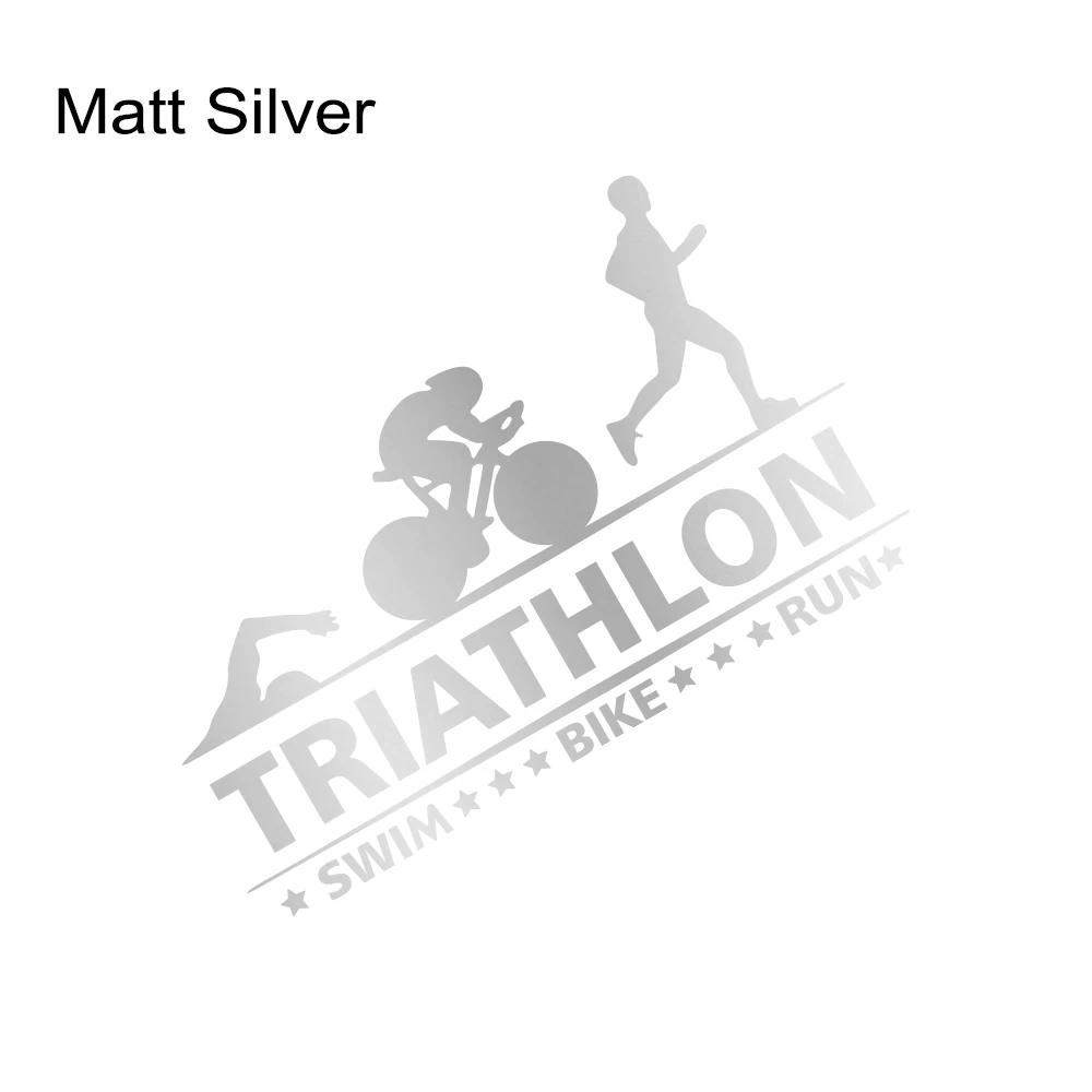 Autolepka Triathlon Plavání Kolo Běh Sportovec Sport Kufr Vinylová Samolepka Motocykly Auto DIY Vnější Dekorace Samolepka Příslušenství