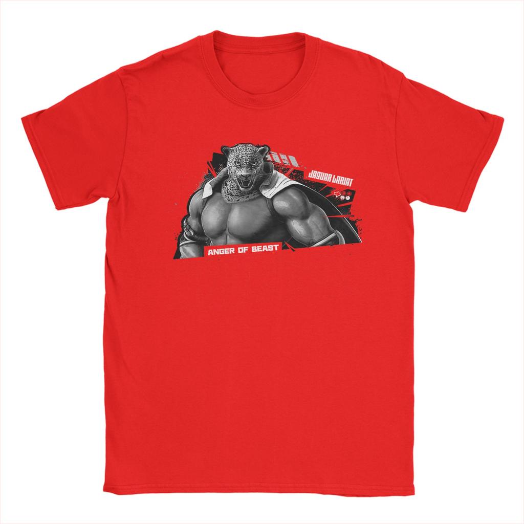 Herren T-Shirts Tekken Spiel Neuheit Reine Baumwolle T-Shirts Kurzarm T-Shirts Rundhals Oberteile Klassisch