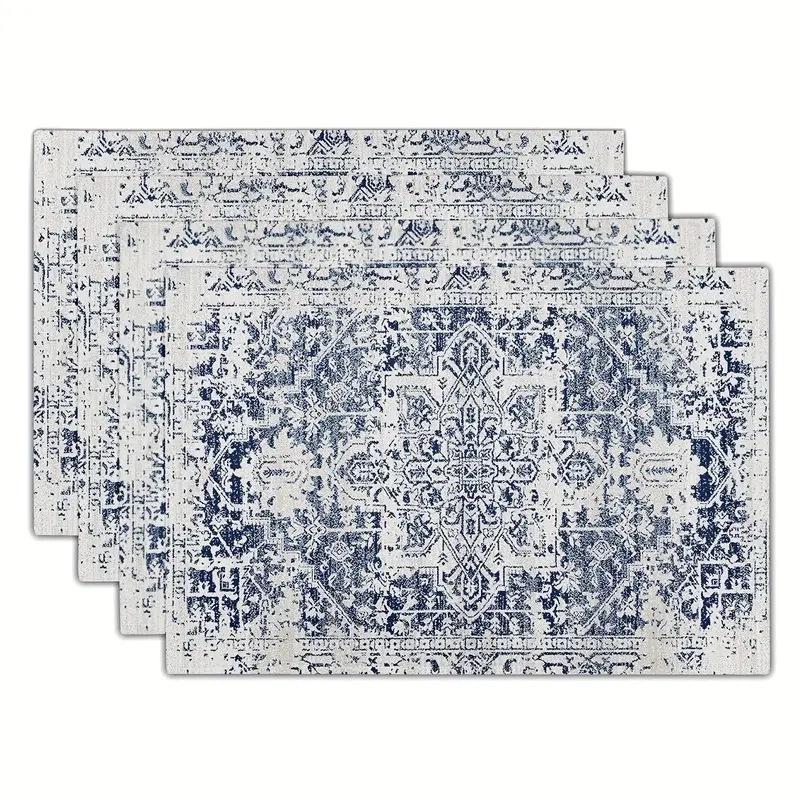 Printed Festival Party Placemats: Stain-Proof, Heat-Resistant Table Decoration