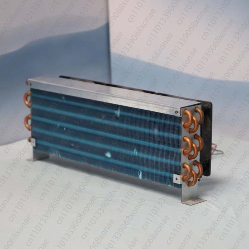 3 X6x360 Refrigerator Condenser Air Show Cake Cabinet Refrigeration Freezer Copper Aluminum Fin Cooling Evaporator