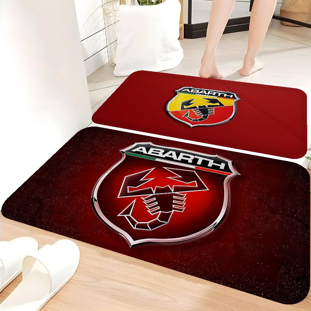 Bath Mats A-AbarthS-S Kitchen Mat Kids Room Bedroom Decoration Balcony Anti-Slip Doormat Living Room Alfombra