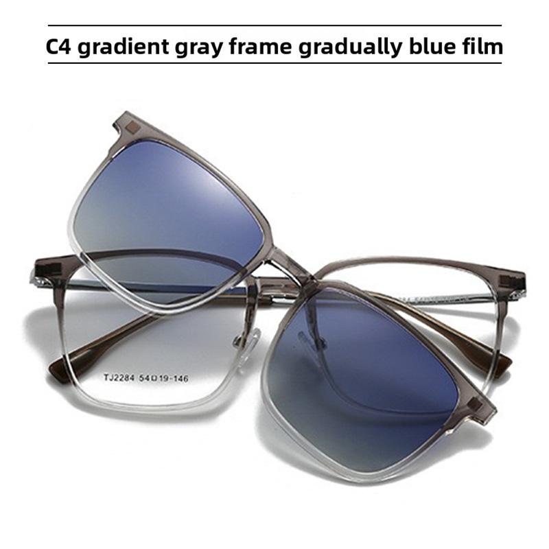 New Personalized Cat Eye Sunglasses Vintage Large Frame High-End Uv Resistant Glasses Essential Sunscreen For Outdoor Travel