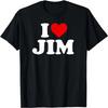I Love Jim - Heart T-Shirt