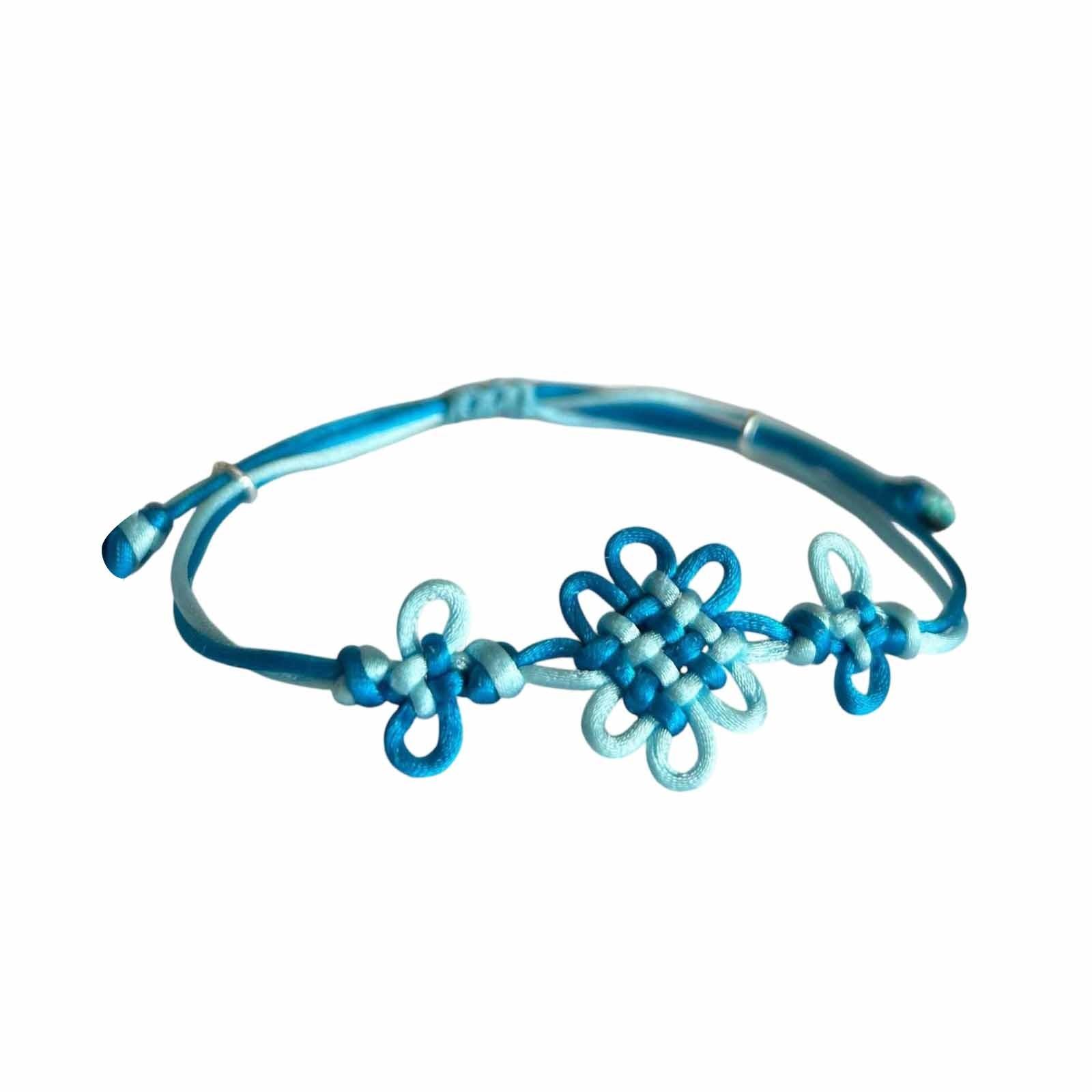 

Подарки на Хэллоуин для маленьких девочек: Аксессуары для косплей-костюма, Двухцветный плетеный браслет, Наручный браслет, Костюм на Хэллоуин One Size циан