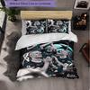 Biancheria da Letto a Tema Erling Haaland Set 3 Pezzi Copripiumino Biancheria da Letto Decorativa Per Stanza Adolescenti Decorazione Casa