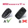 3 Button Silicone Car Remote Key Fob Shell Cover Case For A1 S1 A3 S3 A4 A6 RS6 TT Q3 Q7 2005 2006 2007 2008 2009 - 2013