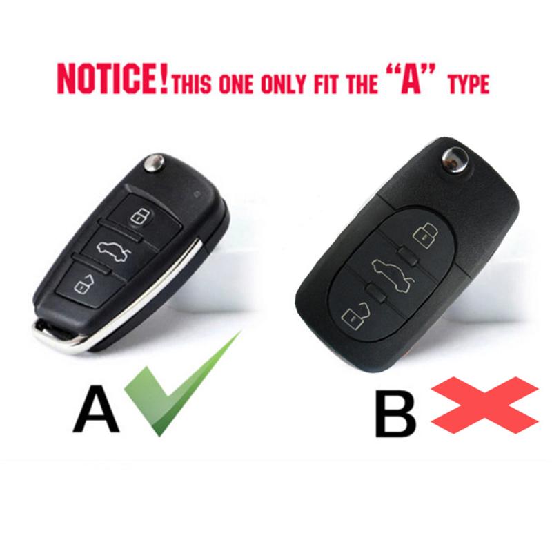 3 Button Silicone Car Remote Key Fob Shell Cover Case For A1 S1 A3 S3 A4 A6 RS6 TT Q3 Q7 2005 2006 2007 2008 2009 - 2013