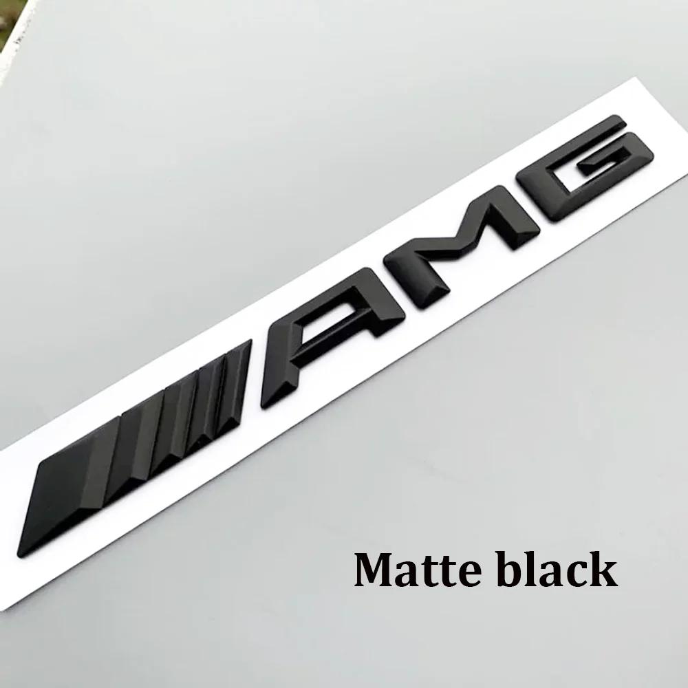 1pcs 3D Car Rear Trunk Emblem Decal Letters Sticker Mercedes Benz AMG A B C E G CLA W211 W203 W204 W210 W124 Accessories